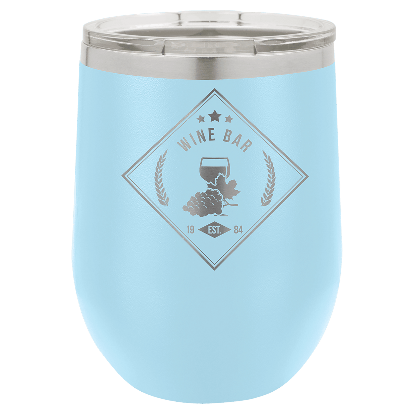 Polar Camel 12 oz. Vacuum Insulated Stemless Wine Tumbler with Lid