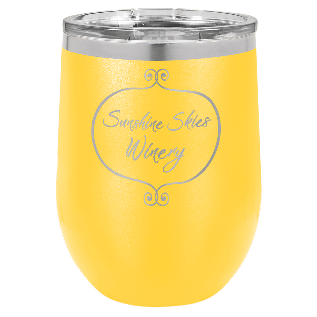 Polar Camel 12 oz. Vacuum Insulated Stemless Wine Tumbler with Lid