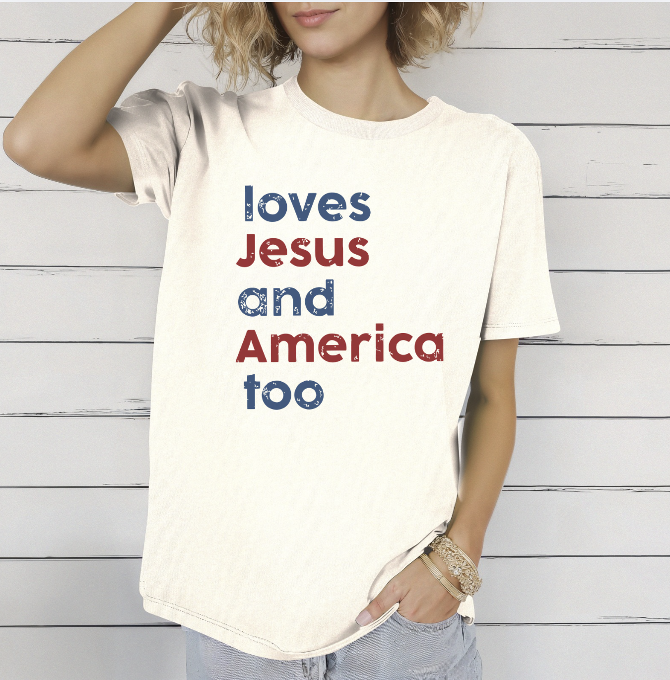 Loves Jesus and America
