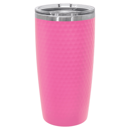 pink golf tumbler