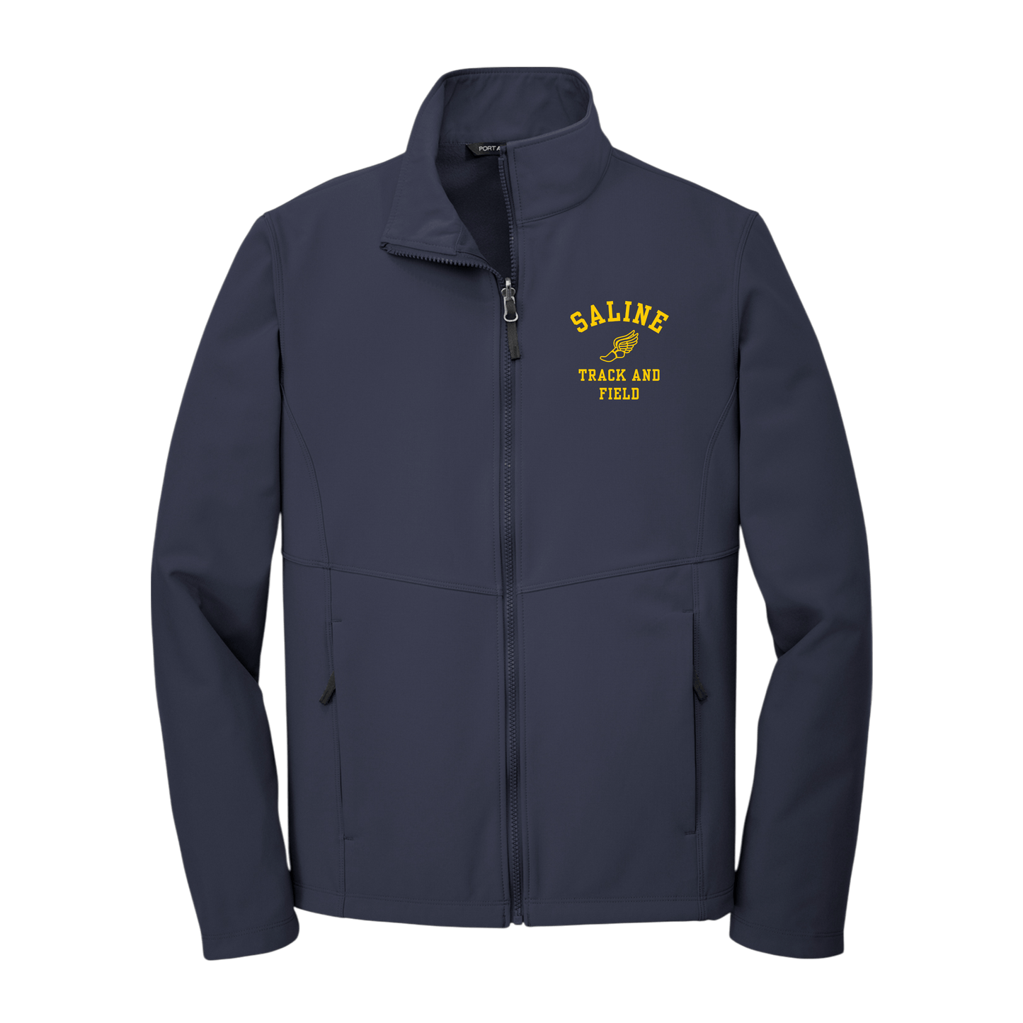 Saline Track Embroidered Soft Shell Jacket