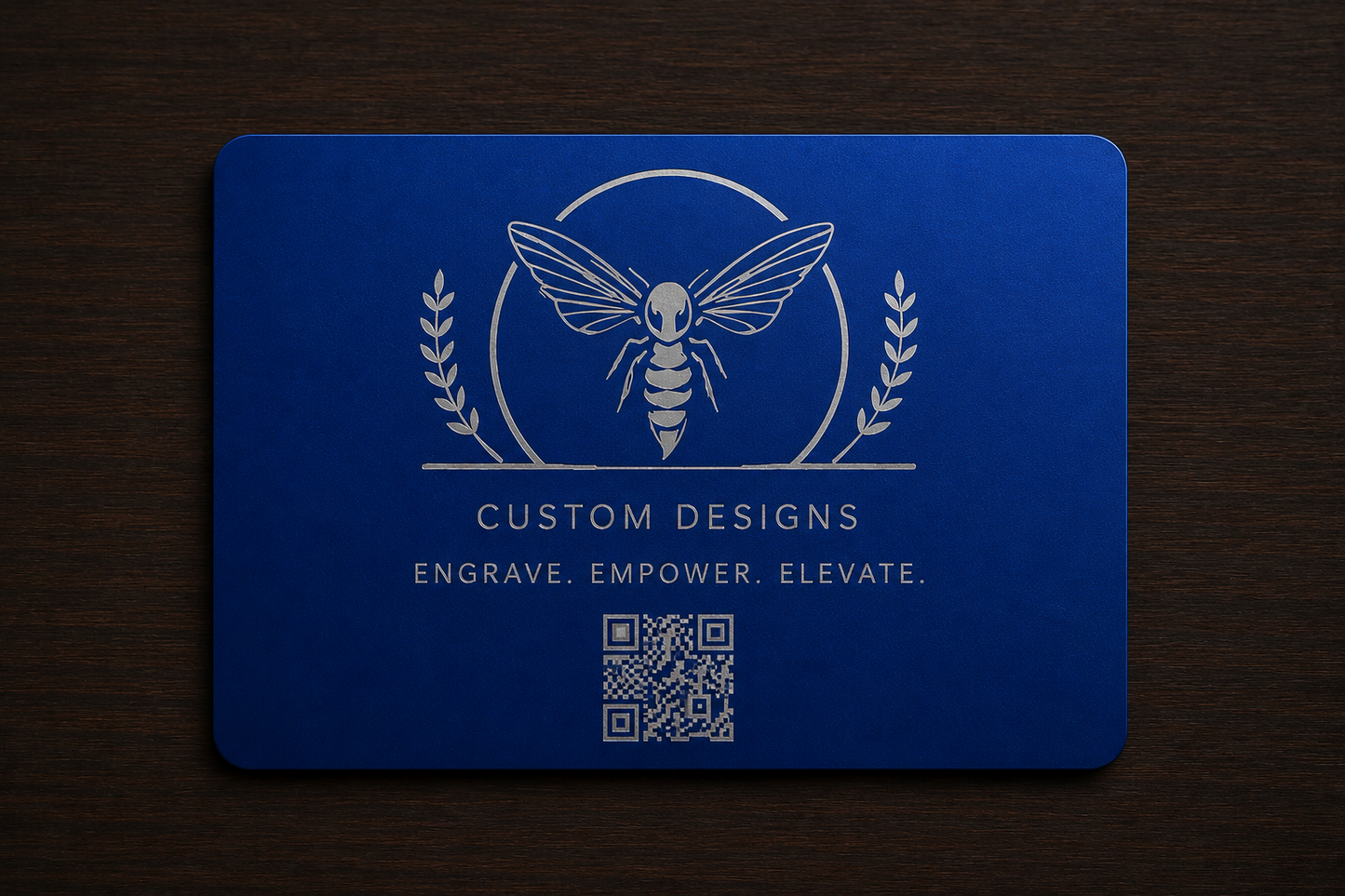 Aluminum Business Cards- 0.45MM thick