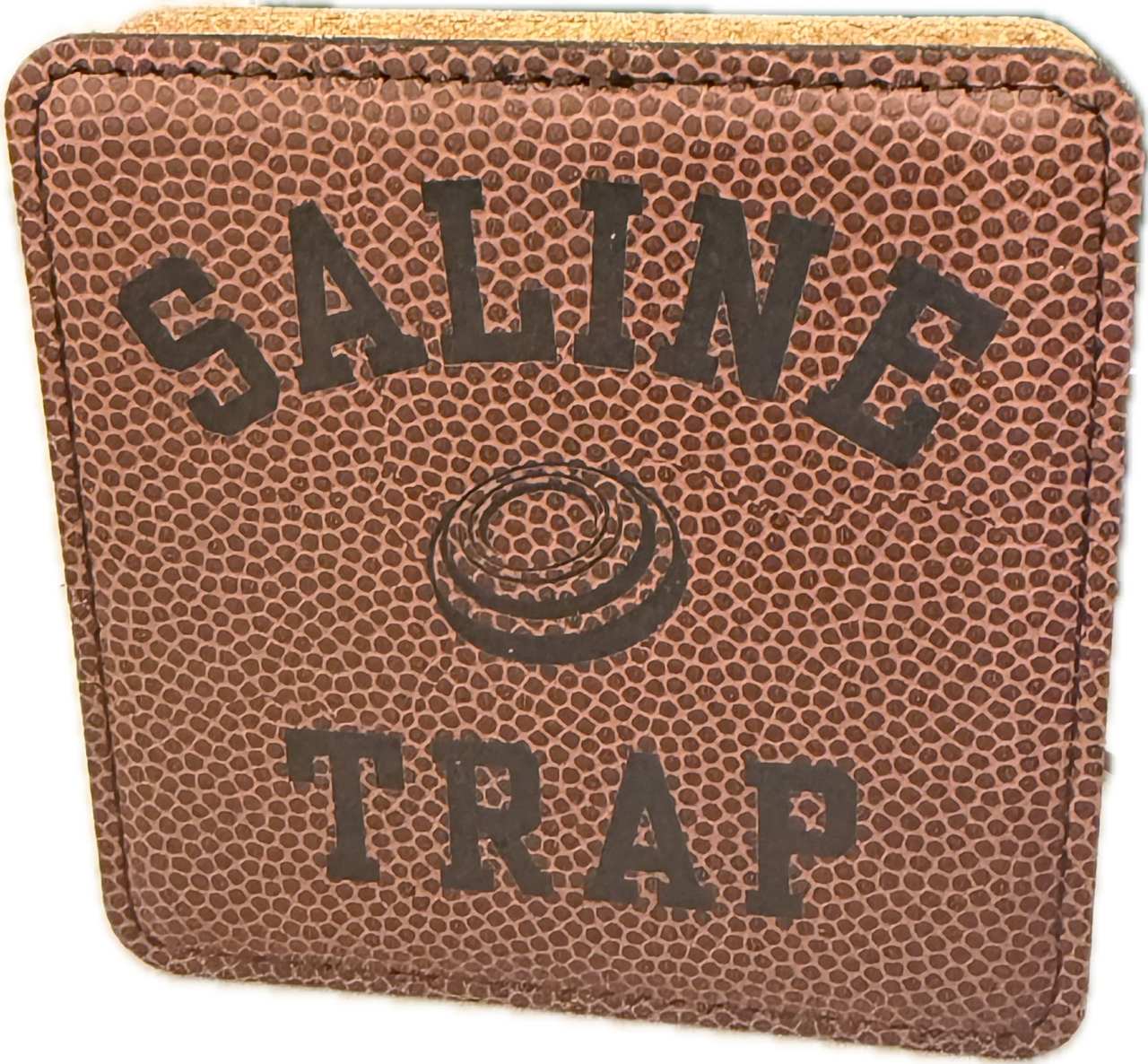 Saline Trap Leatherette Coaster 4/pk w/holder