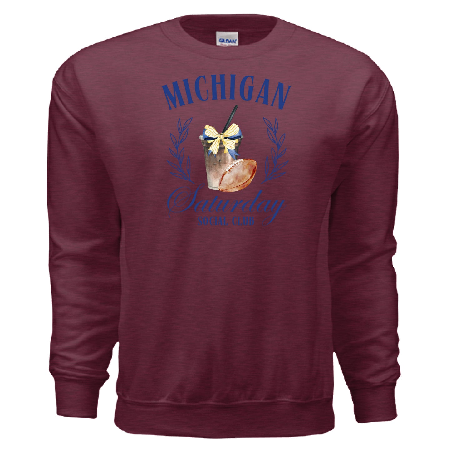 Heather Sport Dark Maroon - FRONT