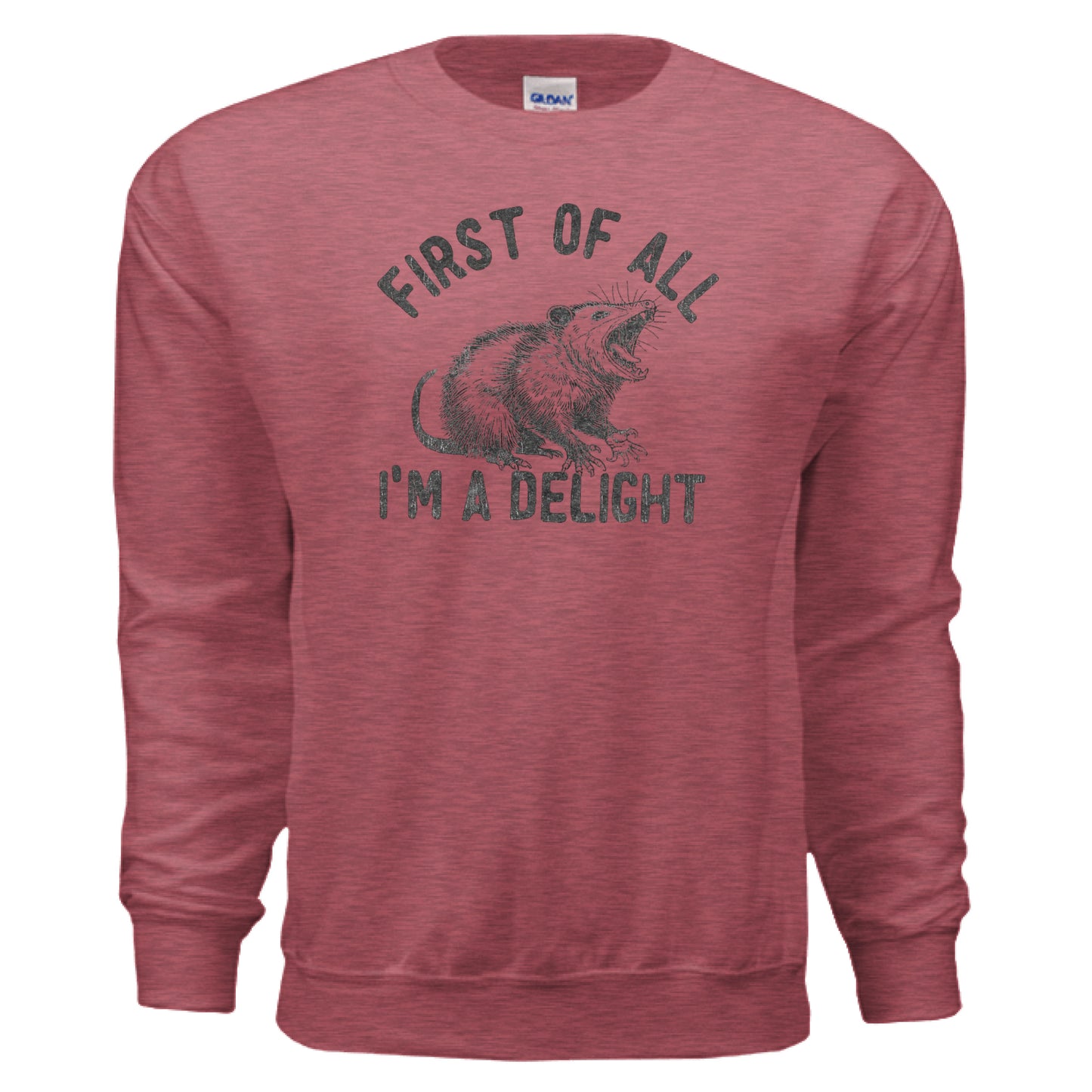 Heather Sport Scarlet Red - FRONT