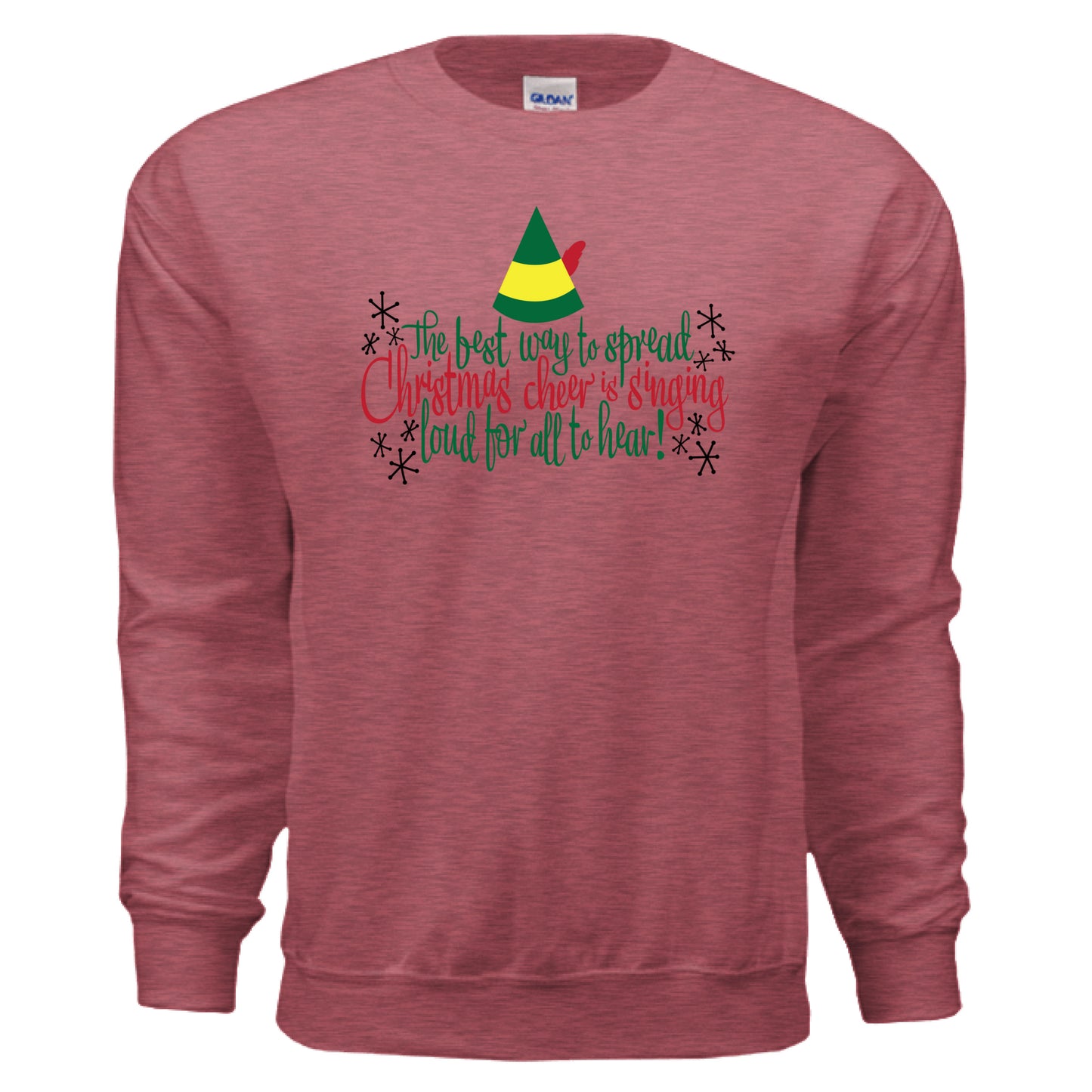 Heather Sport Scarlet Red - FRONT