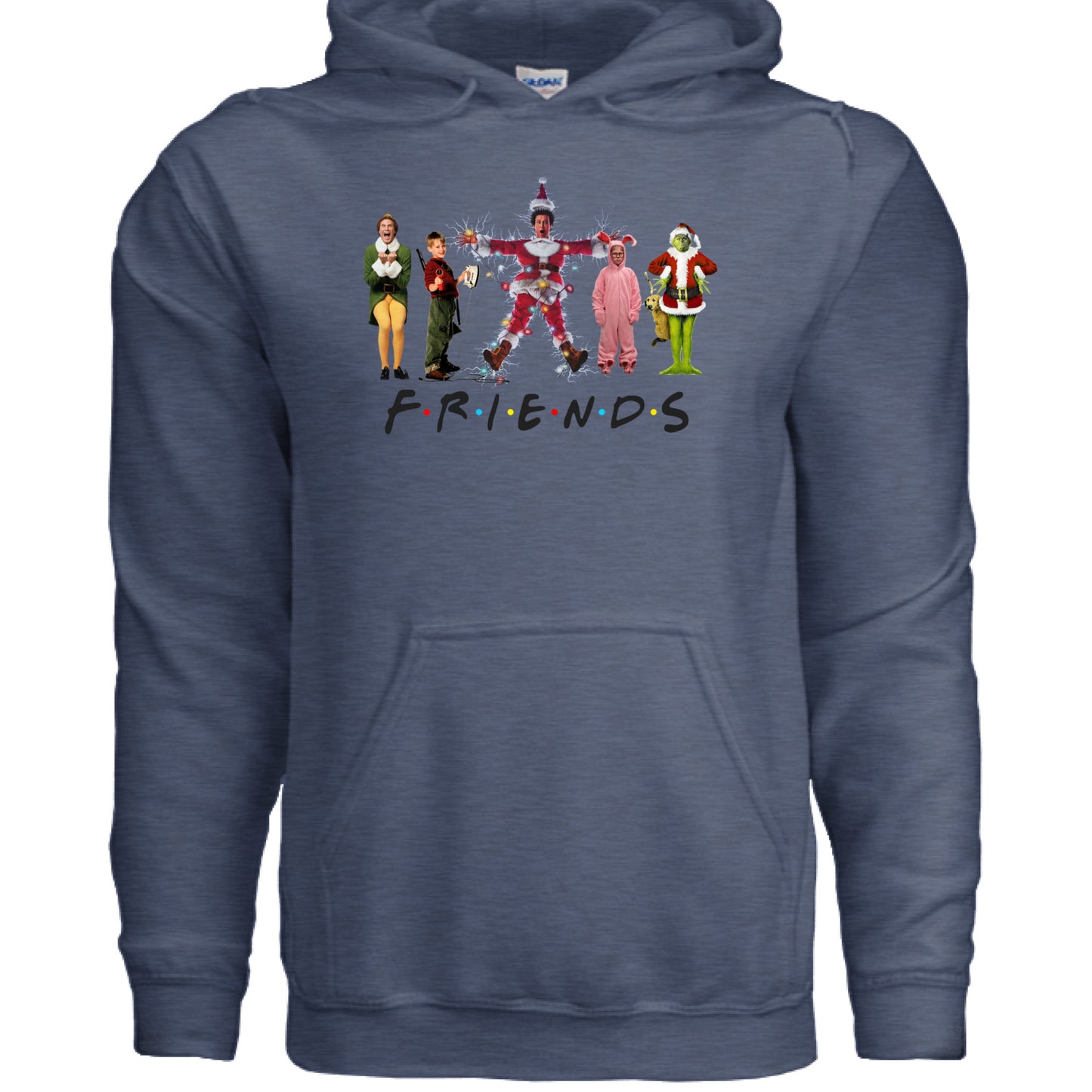 Heather Sport Dark Navy - FRONT