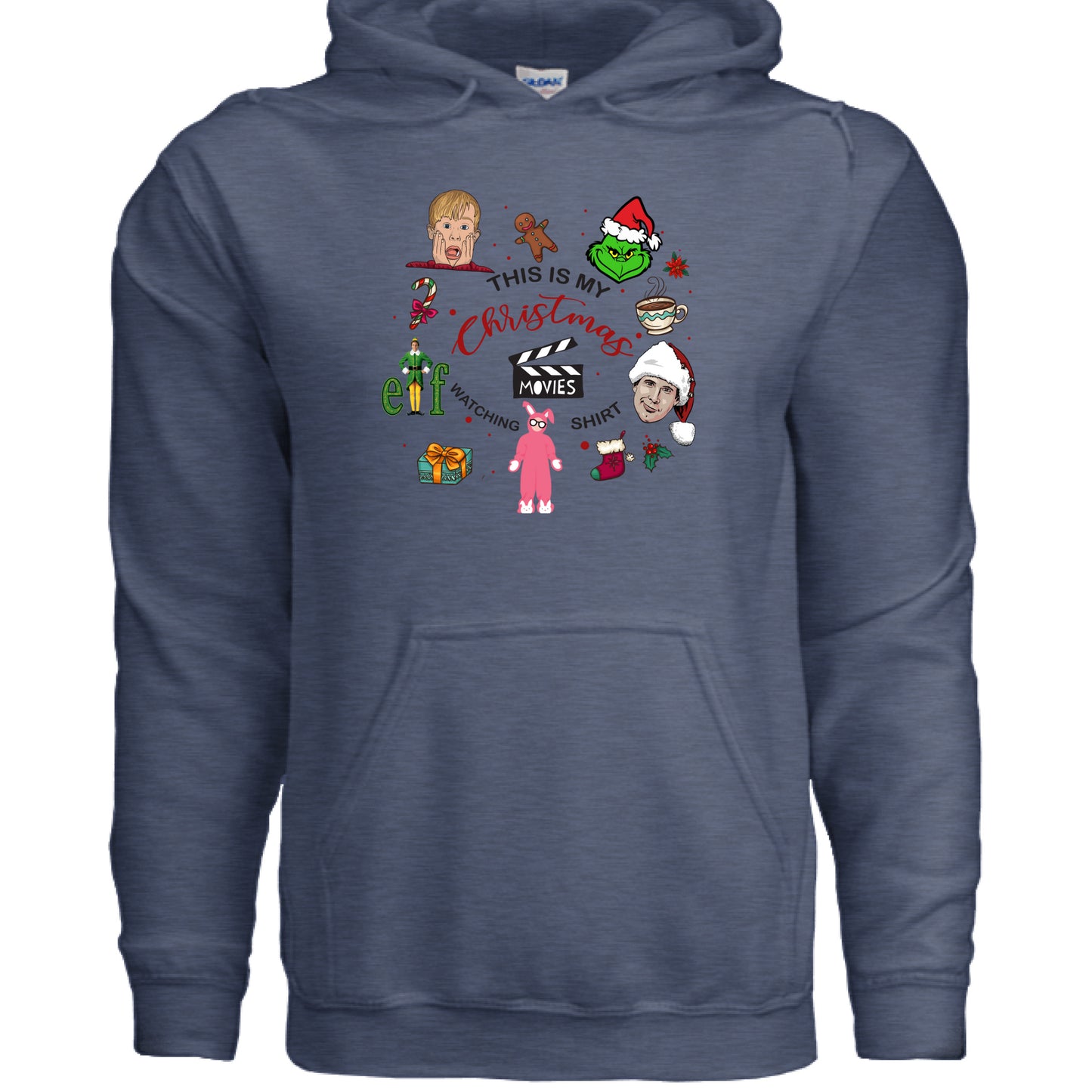 Heather Sport Dark Navy - FRONT