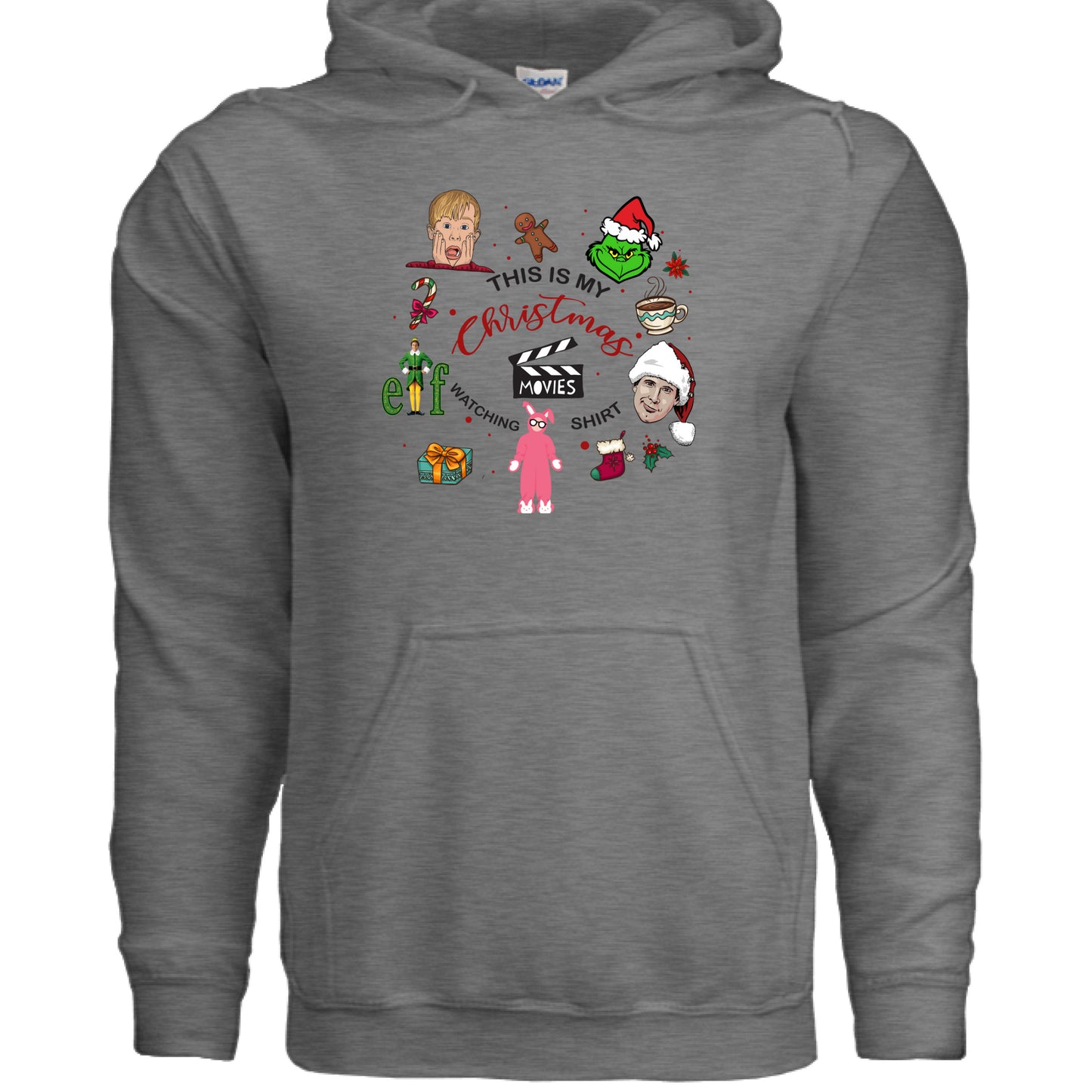 GRAPHITE HEATHER - FRONT