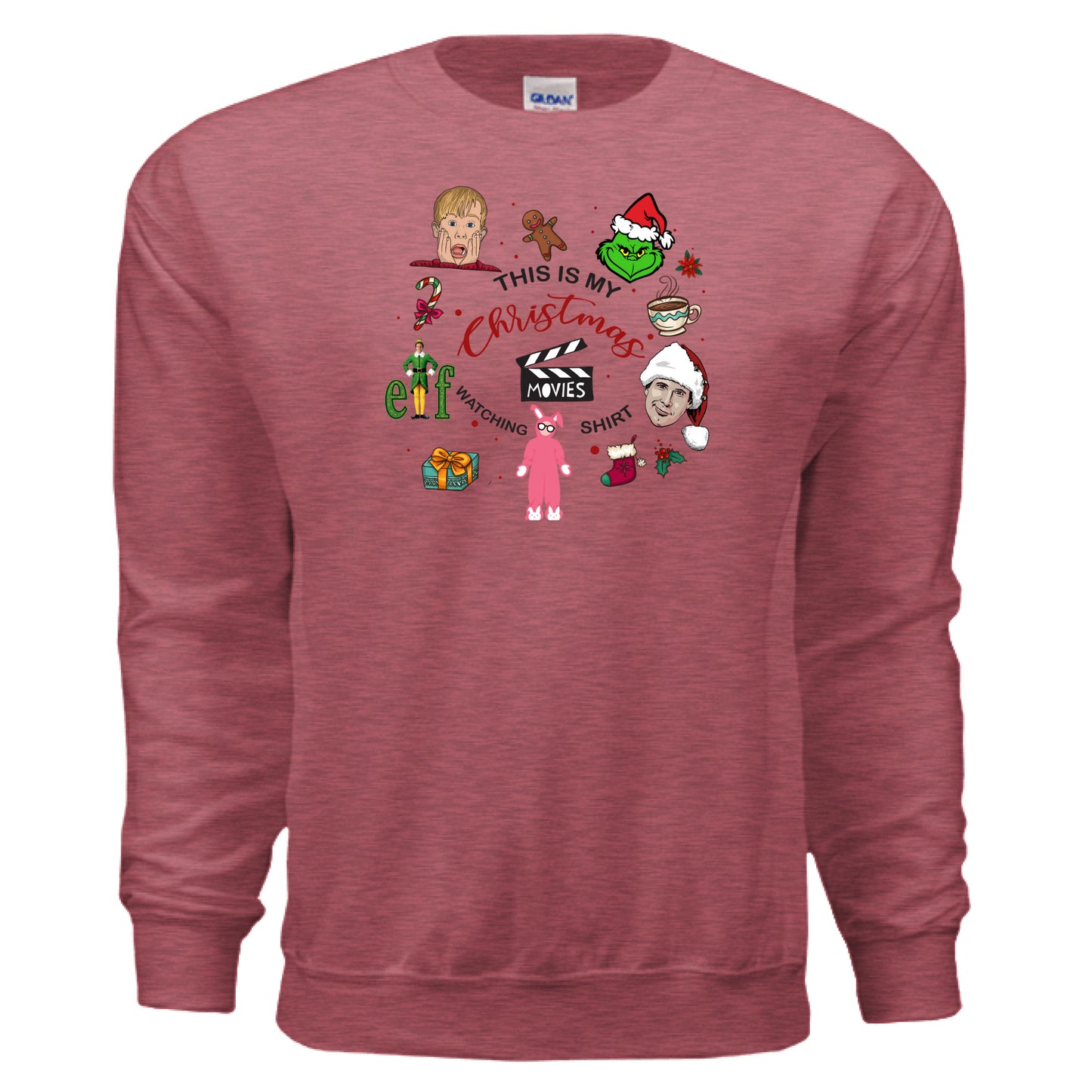 Heather Sport Scarlet Red - FRONT