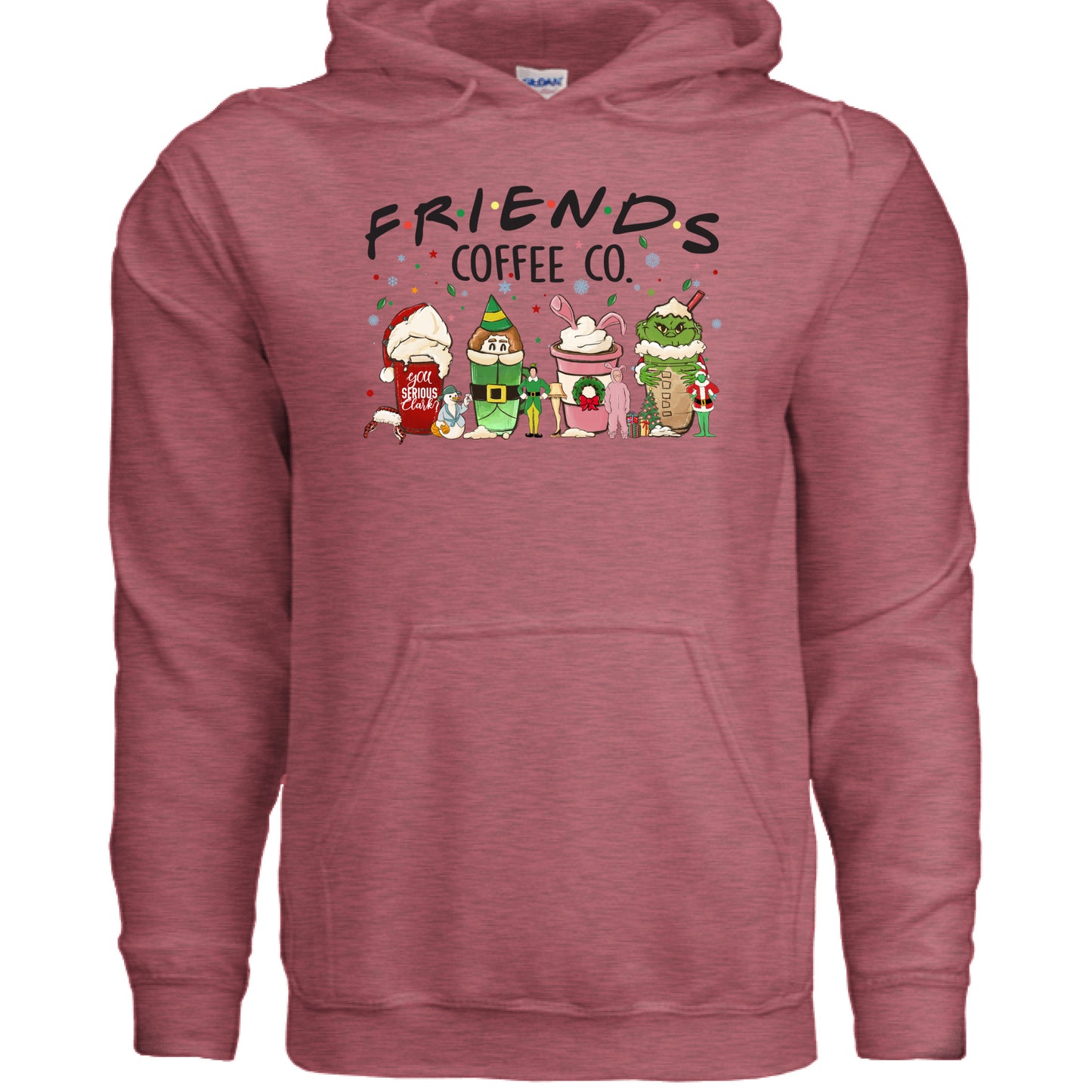 Heather Sport Scarlet Red - FRONT