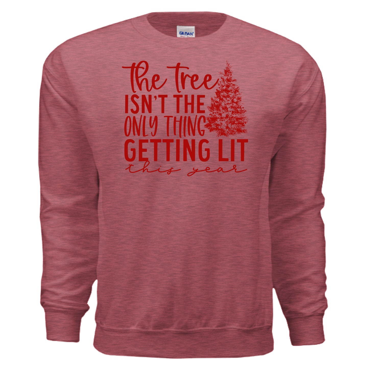 Heather Sport Scarlet Red - FRONT