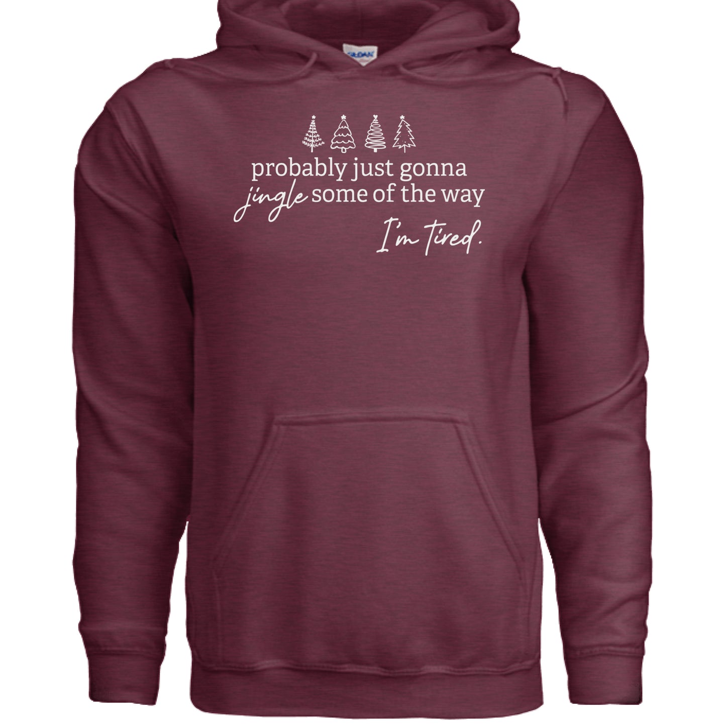 Heather Sport Dark Maroon - FRONT