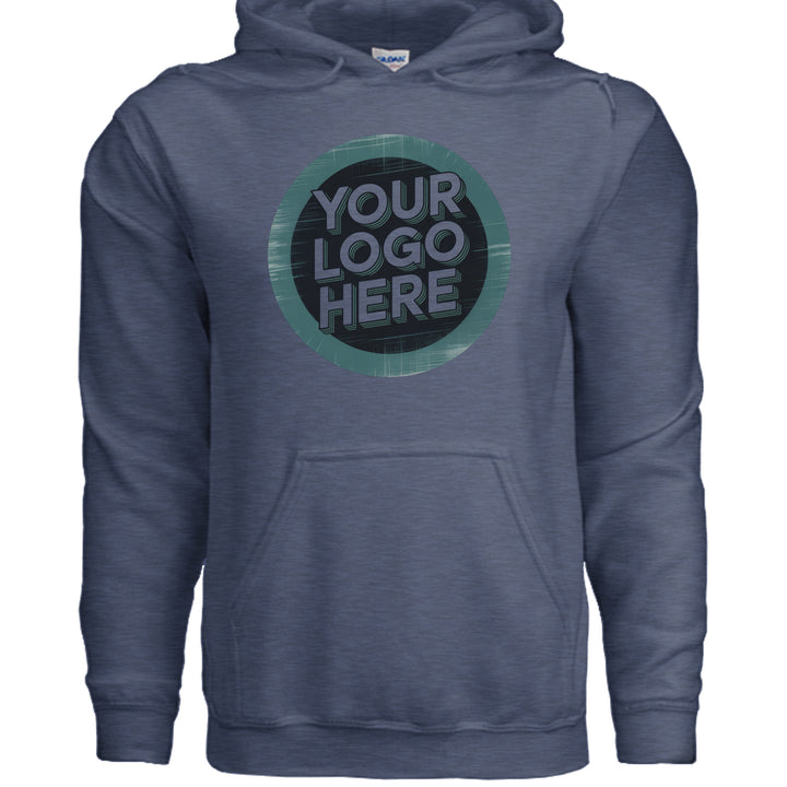 Heather Sport Dark Navy - G185 - FRONT