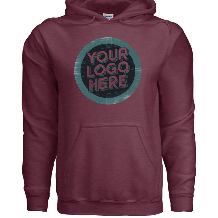 Heather Sport Dark Maroon - G185 - FRONT