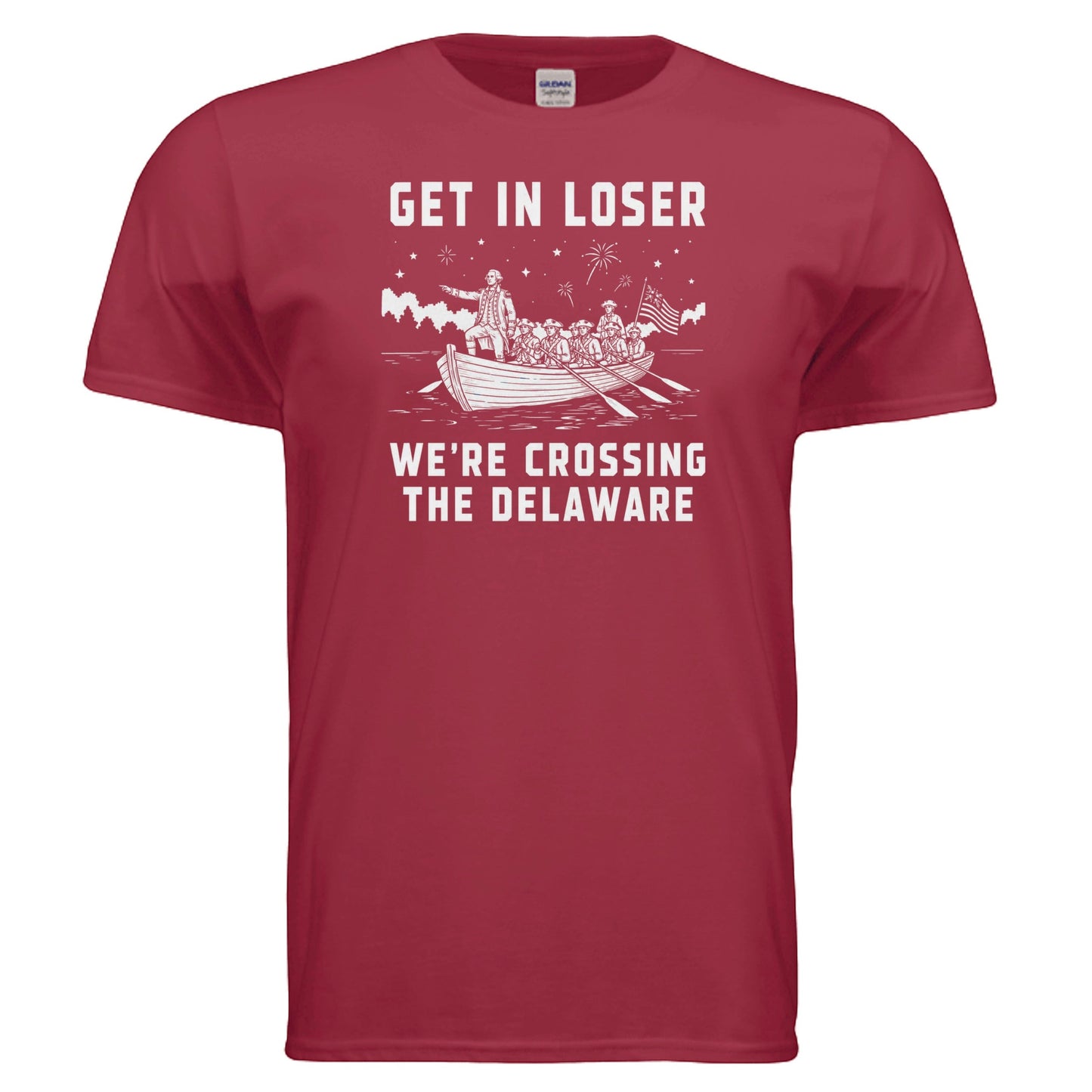 Three G's Custom Designs red 100% cotton t-shirt with
