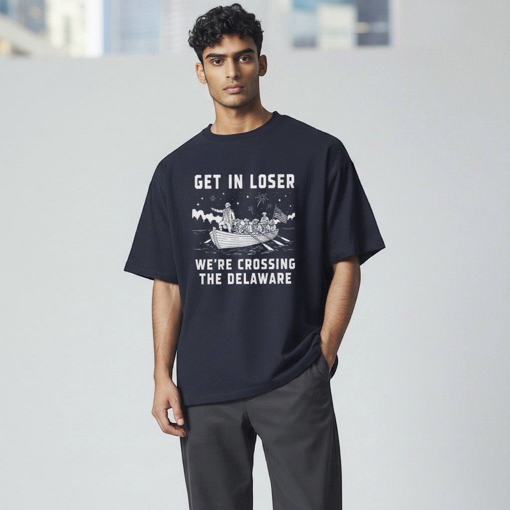 Three G's Custom Designs navy cotton t-shirt with